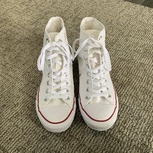 Women’s White High Top Converse